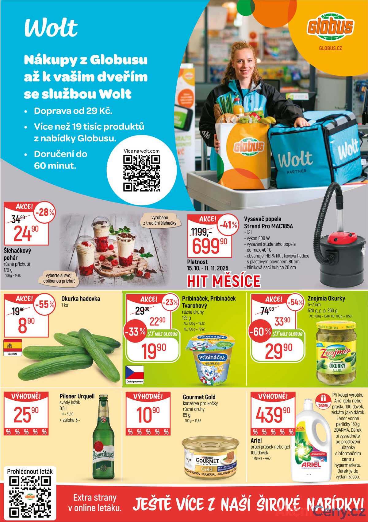 Akční leták Globus 15.10. - 21.10.2025 - Globus Liberec strana 2