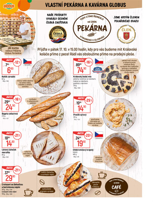 Akční leták Globus 15.10. - 21.10.2025 - Globus Pardubice