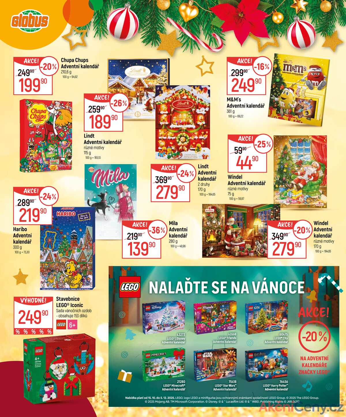 Akční leták Globus 15.10. - 5.12.2025 - Globus Brno Ivanovice strana 4