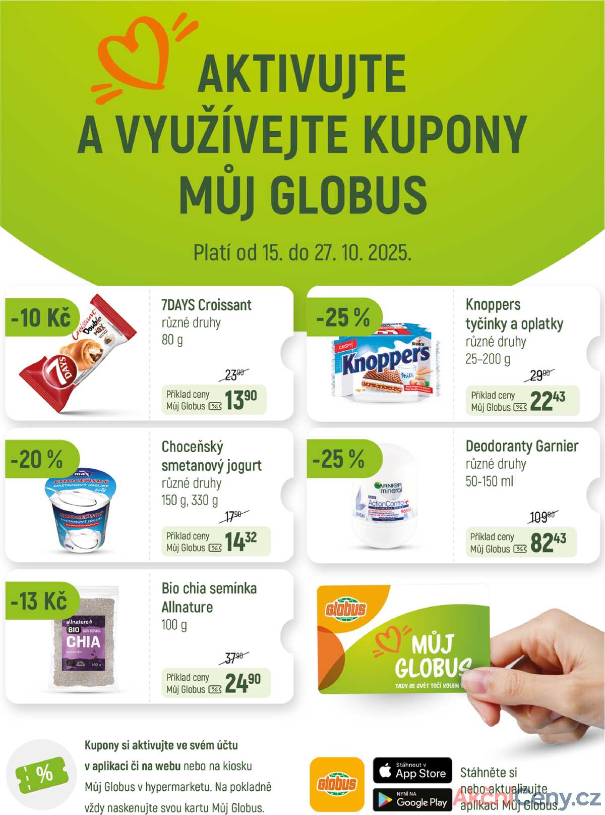Akční leták Globus 15.10. - 21.10.2025 - Globus Brno Ivanovice strana 2