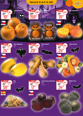 Akční leták Globus 15.10. - 21.10.2025 - Globus Brno Ivanovice