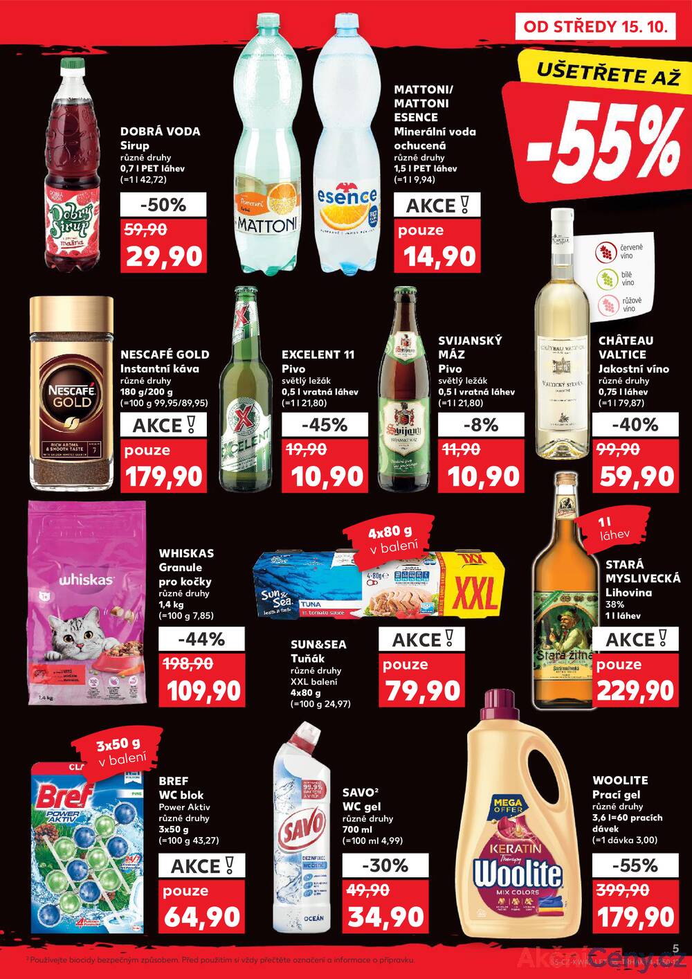 Leták Kaufland - Kaufland 15.10. - 21.10. - Kaufland - Šternberk - strana 5