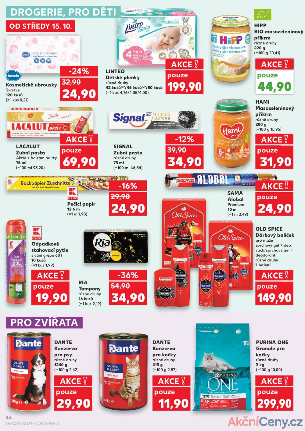 Leták Kaufland - Kaufland 15.10. - 21.10. - Kaufland - Šternberk - strana 46