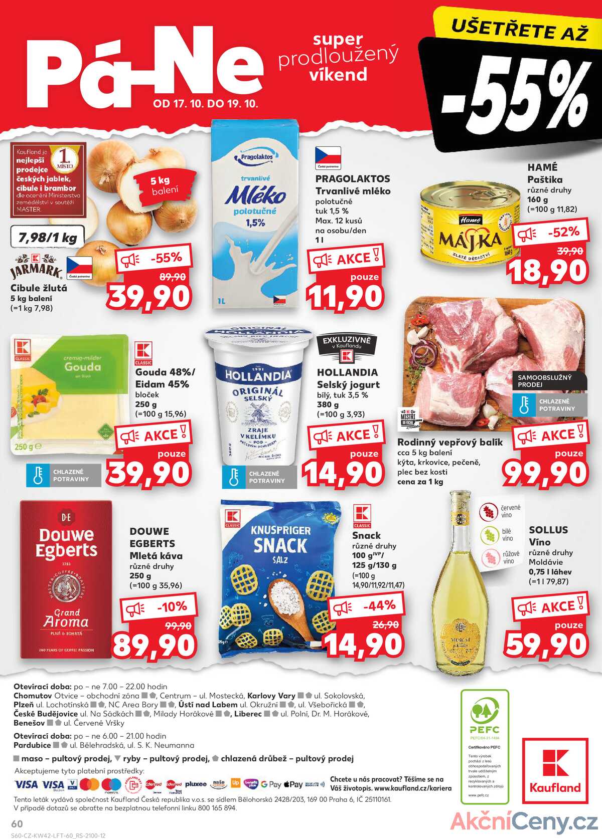 Kaufland 15.10. - 21.10. - Kaufland - Chomutov - centrum strana 60