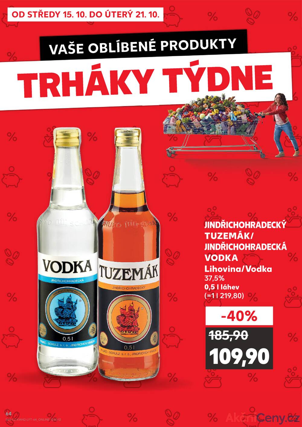 Leták Kaufland - Kaufland 15.10. - 21.10. - Kaufland - Valašské Meziříčí - strana 64