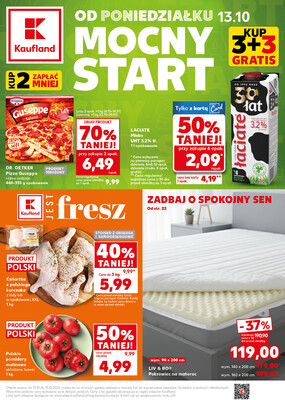 Leták Kaufland Polsko 13.10.-15.10.2025 - Silný start