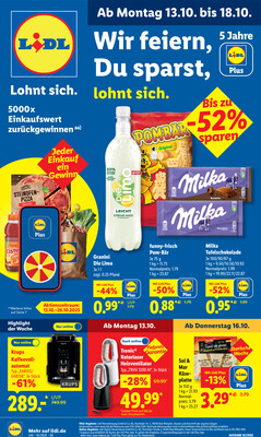 Leták Lidl Německo 13.10.-18.10.2025