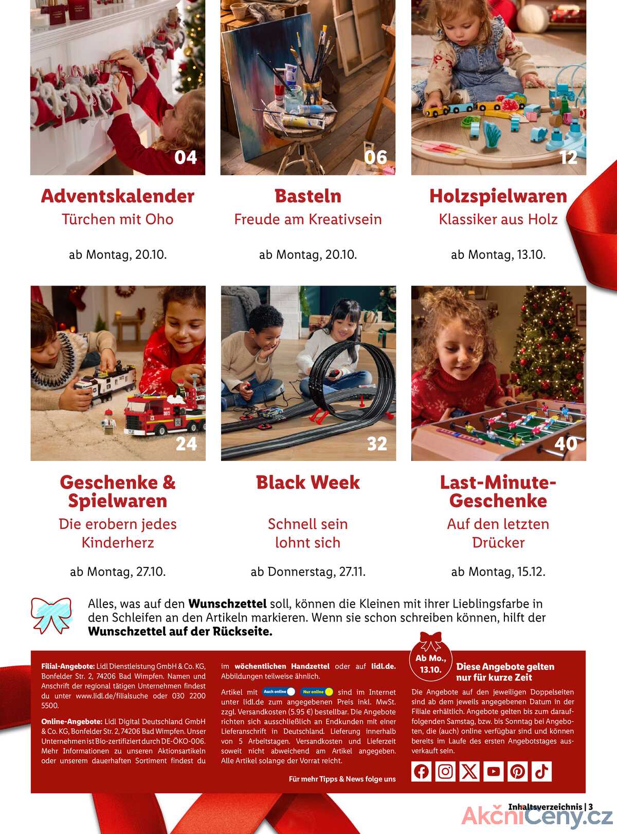 Magazín Lidl Německo 11.10.-27.12.2025 - Časopis Toy strana 3