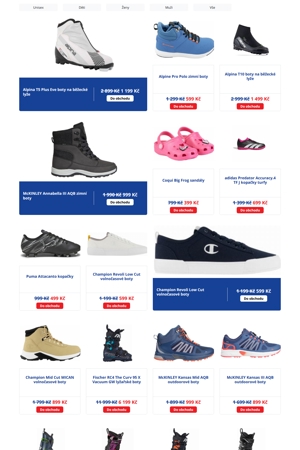 Intersport Boty - 12. 10. 2025