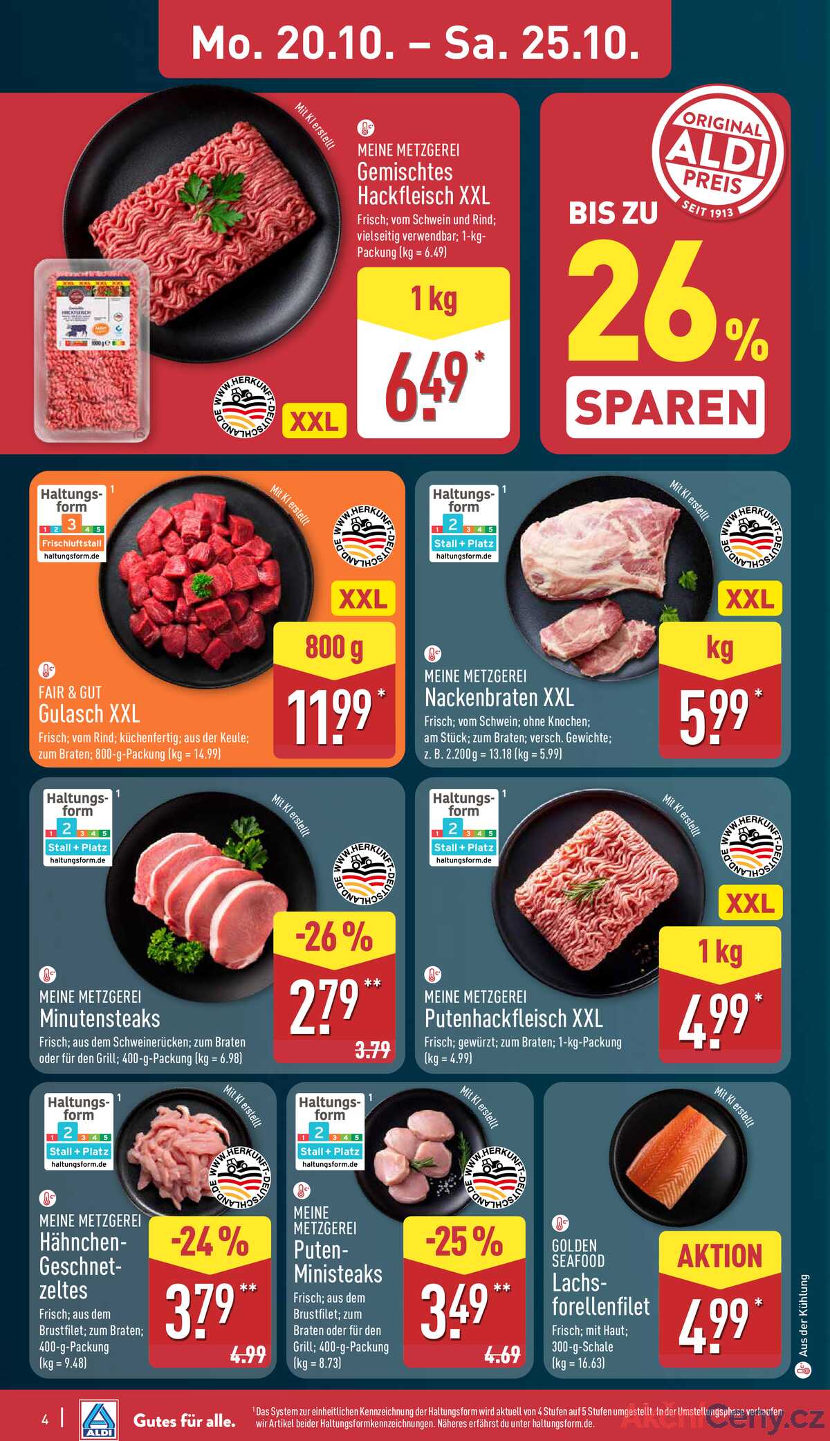Leták ALDI Německo 20.10.-26.10.2025 strana 4