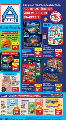 Leták ALDI Německo 20.10.-26.10.2025