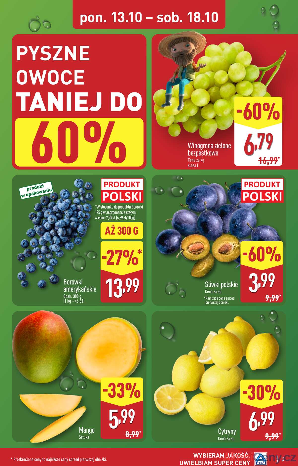 Leták Aldi Polsko 13.10.-18.10.2025 strana 3