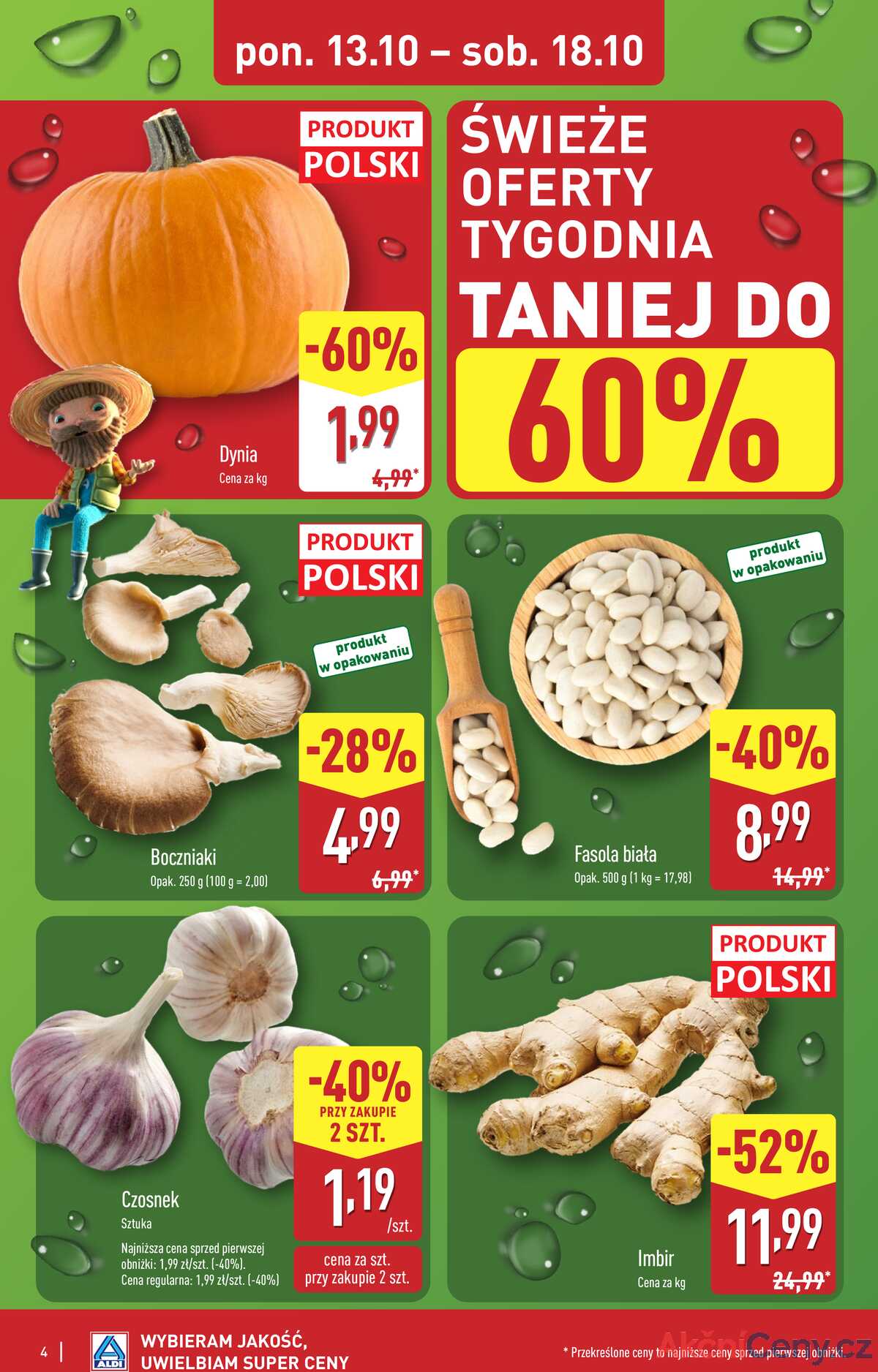 Leták Aldi Polsko 13.10.-18.10.2025 strana 4