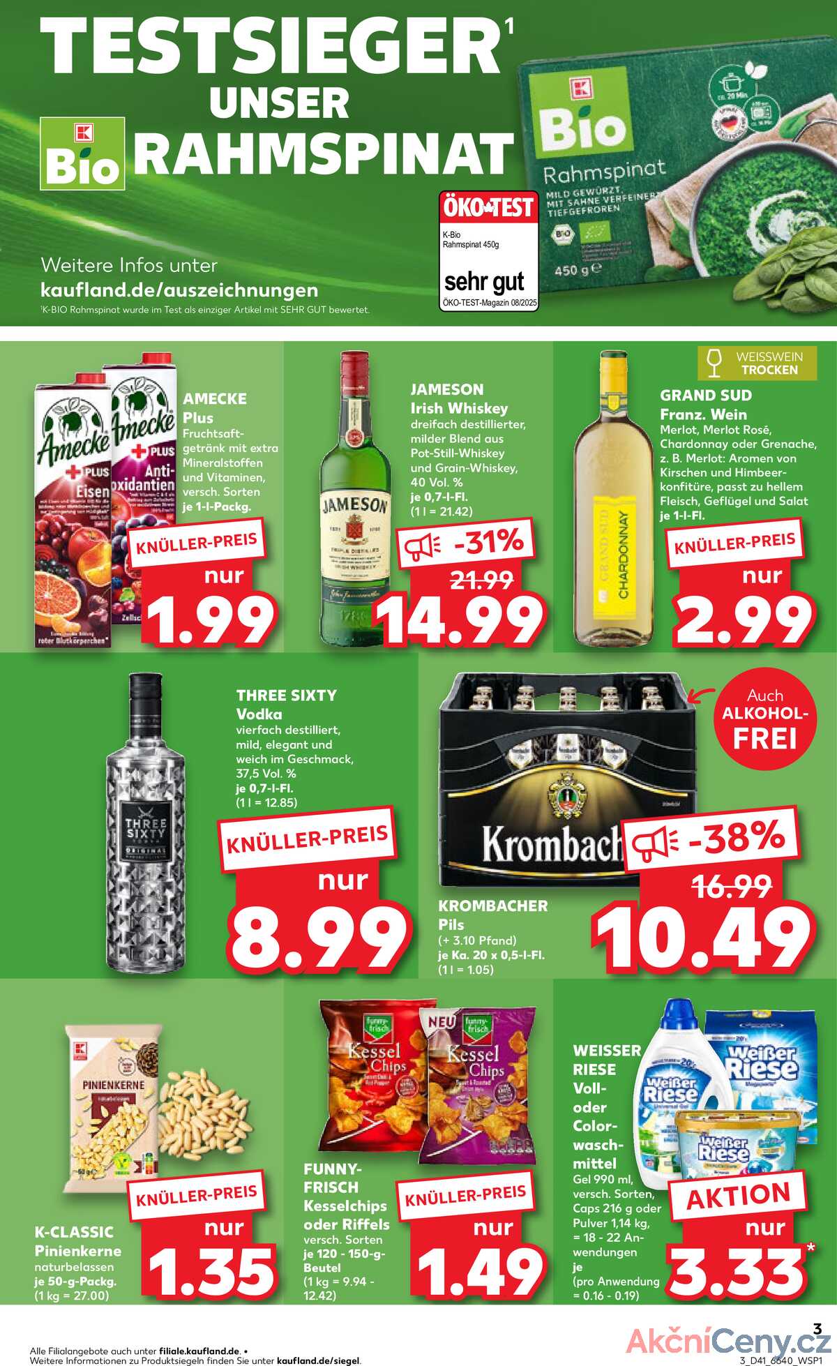 Leták Kaufland Německo 12.10.-15.10.2025 strana 3
