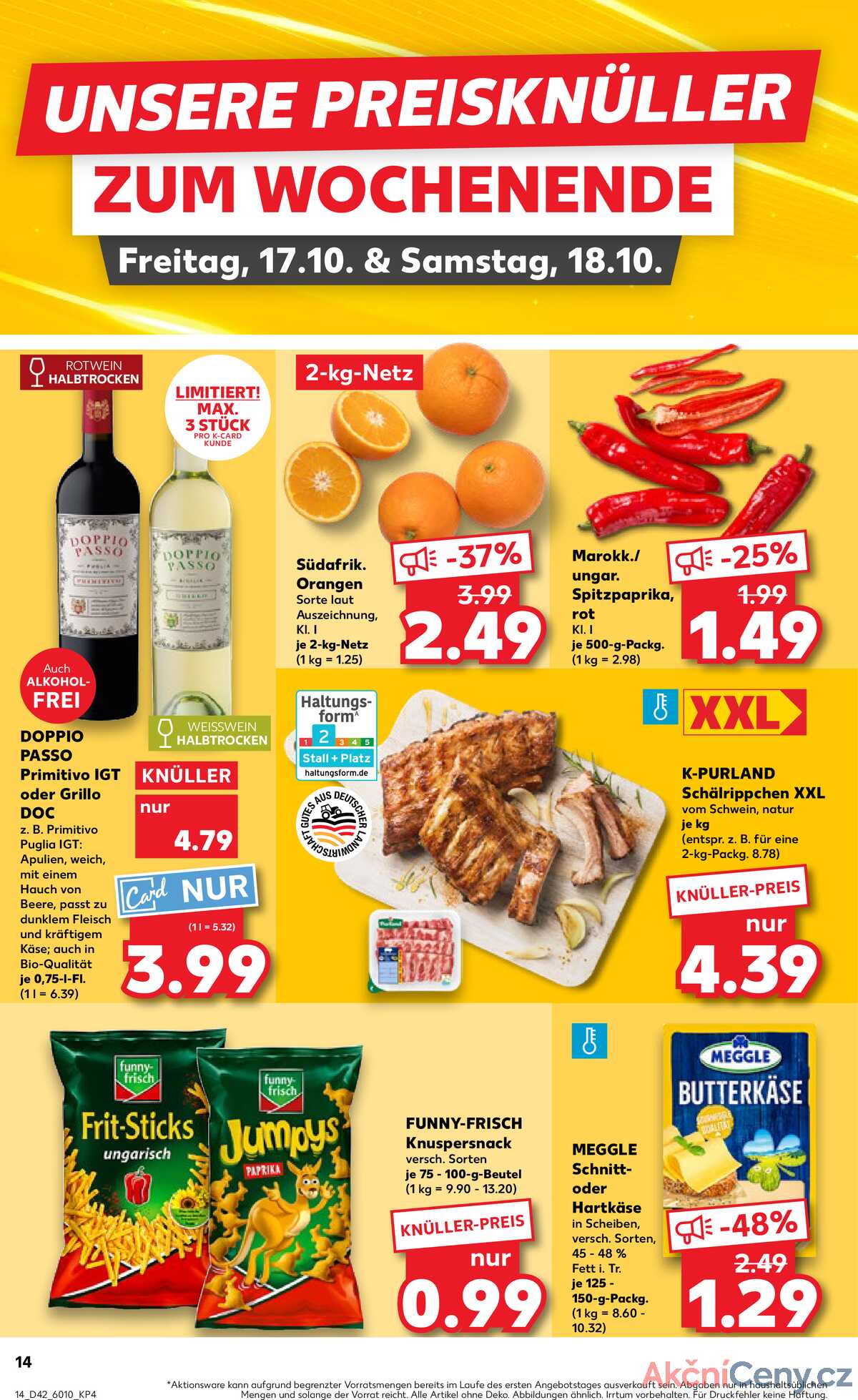 Leták Kaufland Německo 16.10.-22.10.2025 strana 14