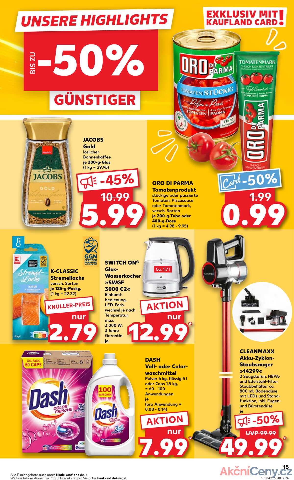 Leták Kaufland Německo 16.10.-22.10.2025 strana 15