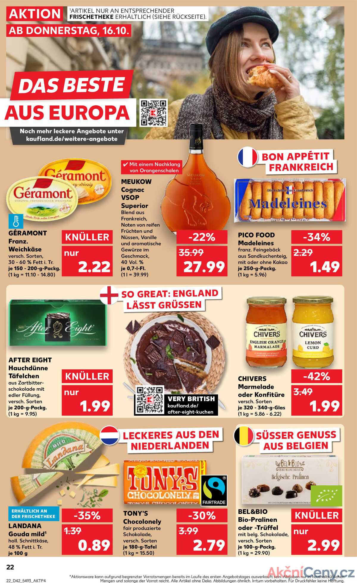 Leták Kaufland Německo 16.10.-22.10.2025 strana 22