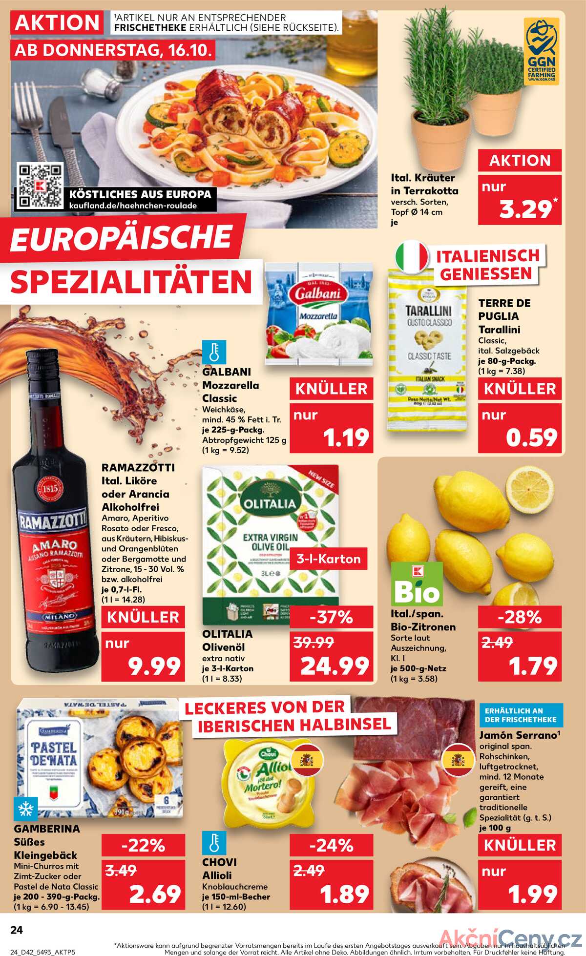 Leták Kaufland Německo 16.10.-22.10.2025 strana 24