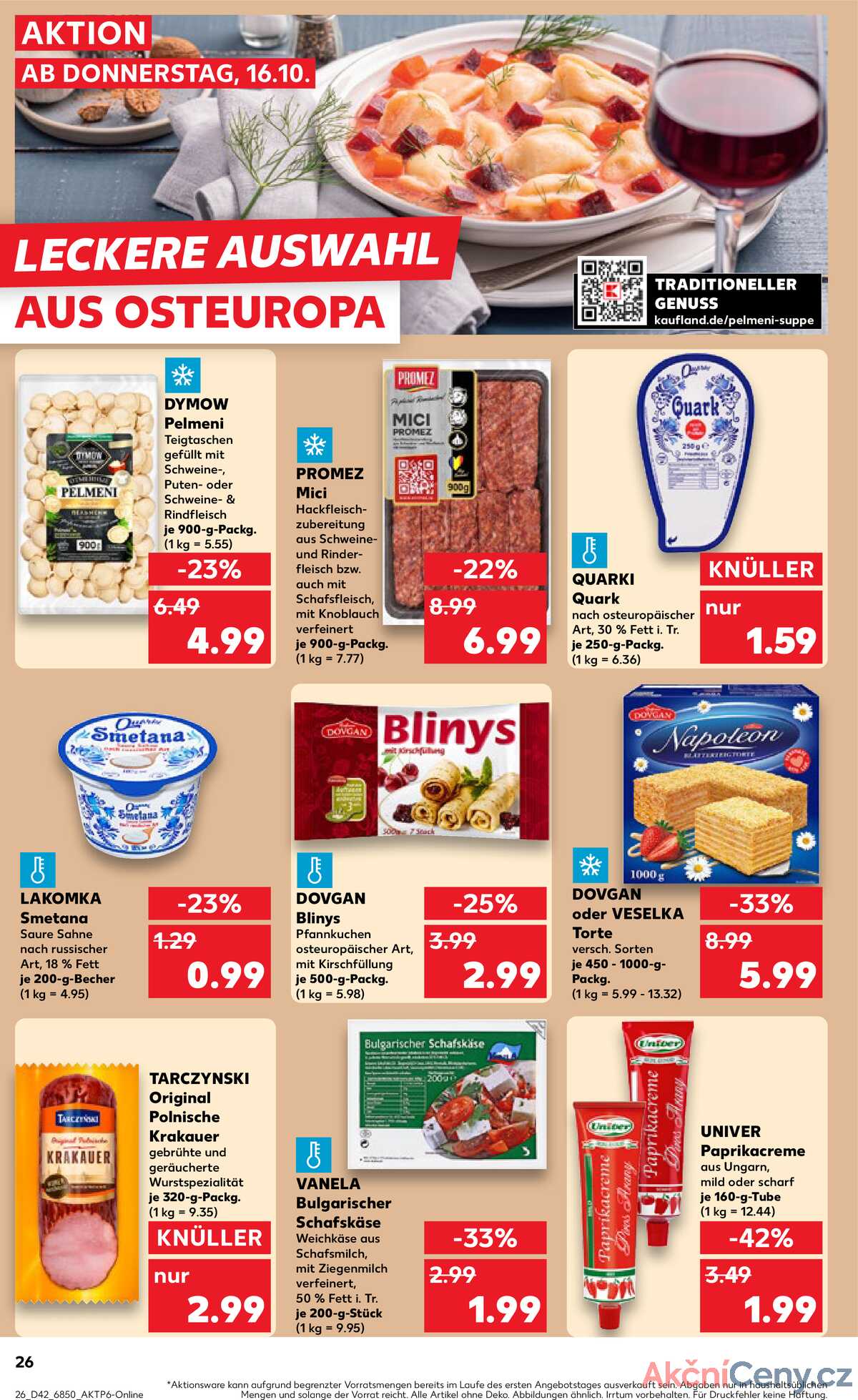 Leták Kaufland Německo 16.10.-22.10.2025 strana 26
