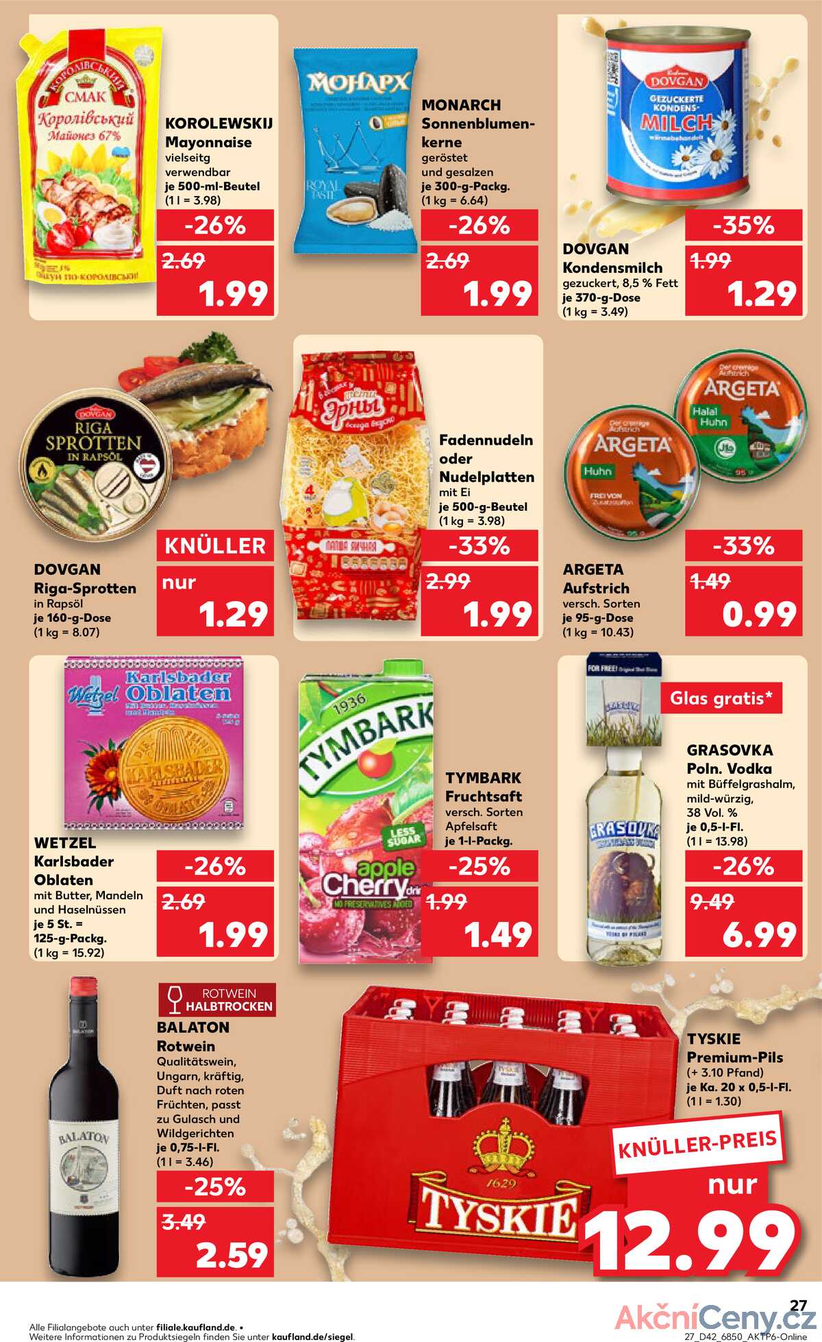 Leták Kaufland Německo 16.10.-22.10.2025 strana 27