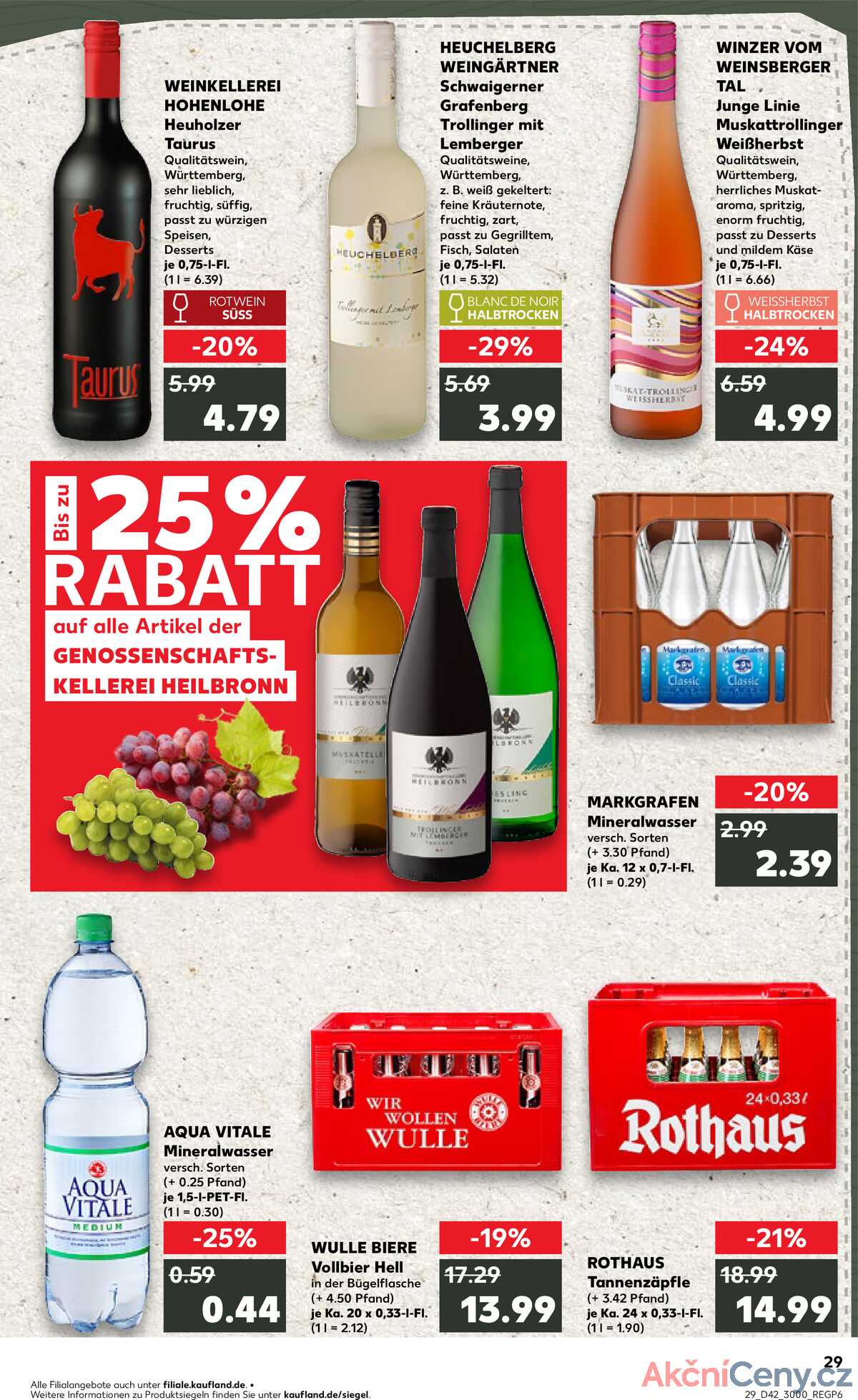 Leták Kaufland Německo 16.10.-22.10.2025 strana 29