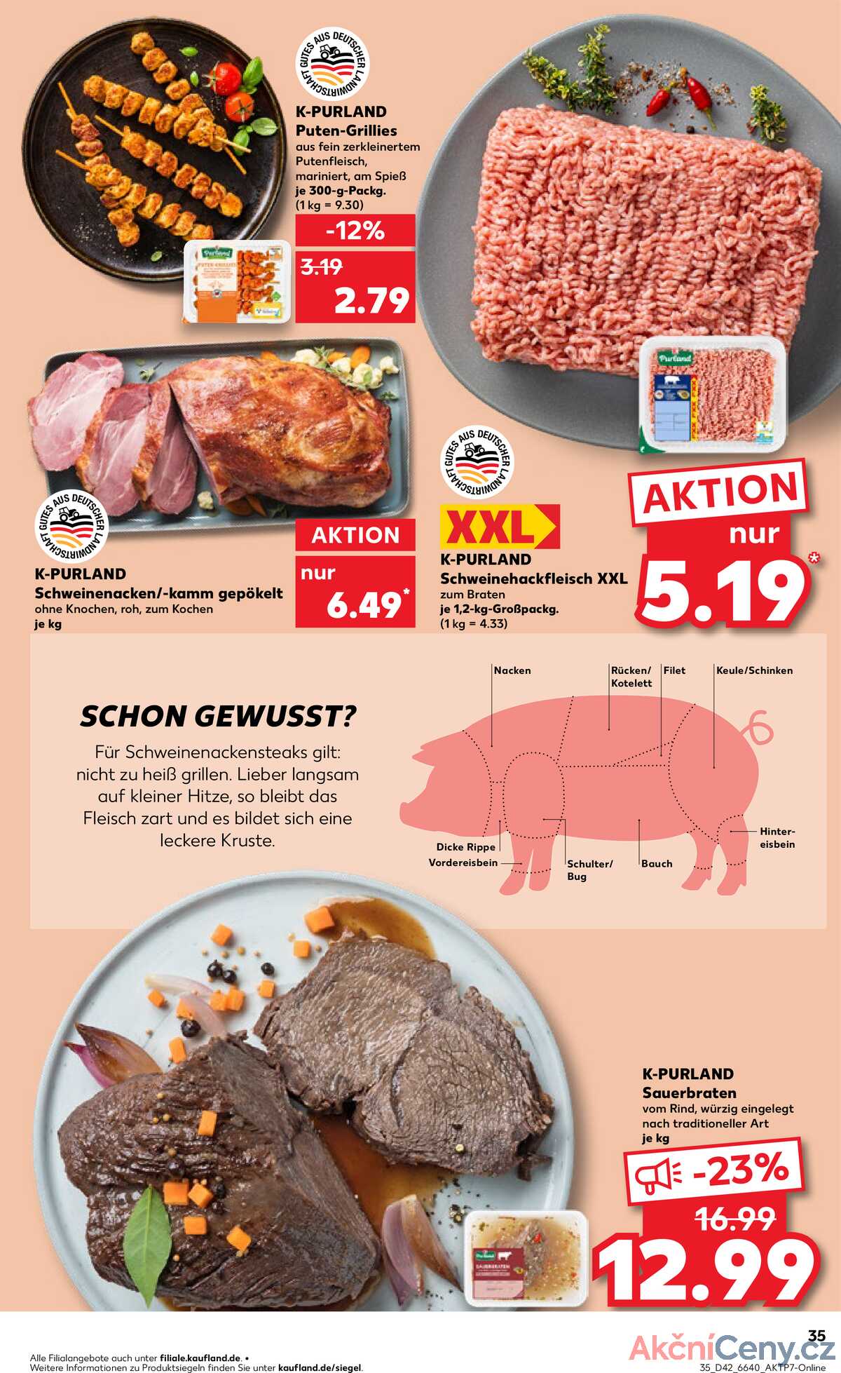 Leták Kaufland Německo 16.10.-22.10.2025 strana 35