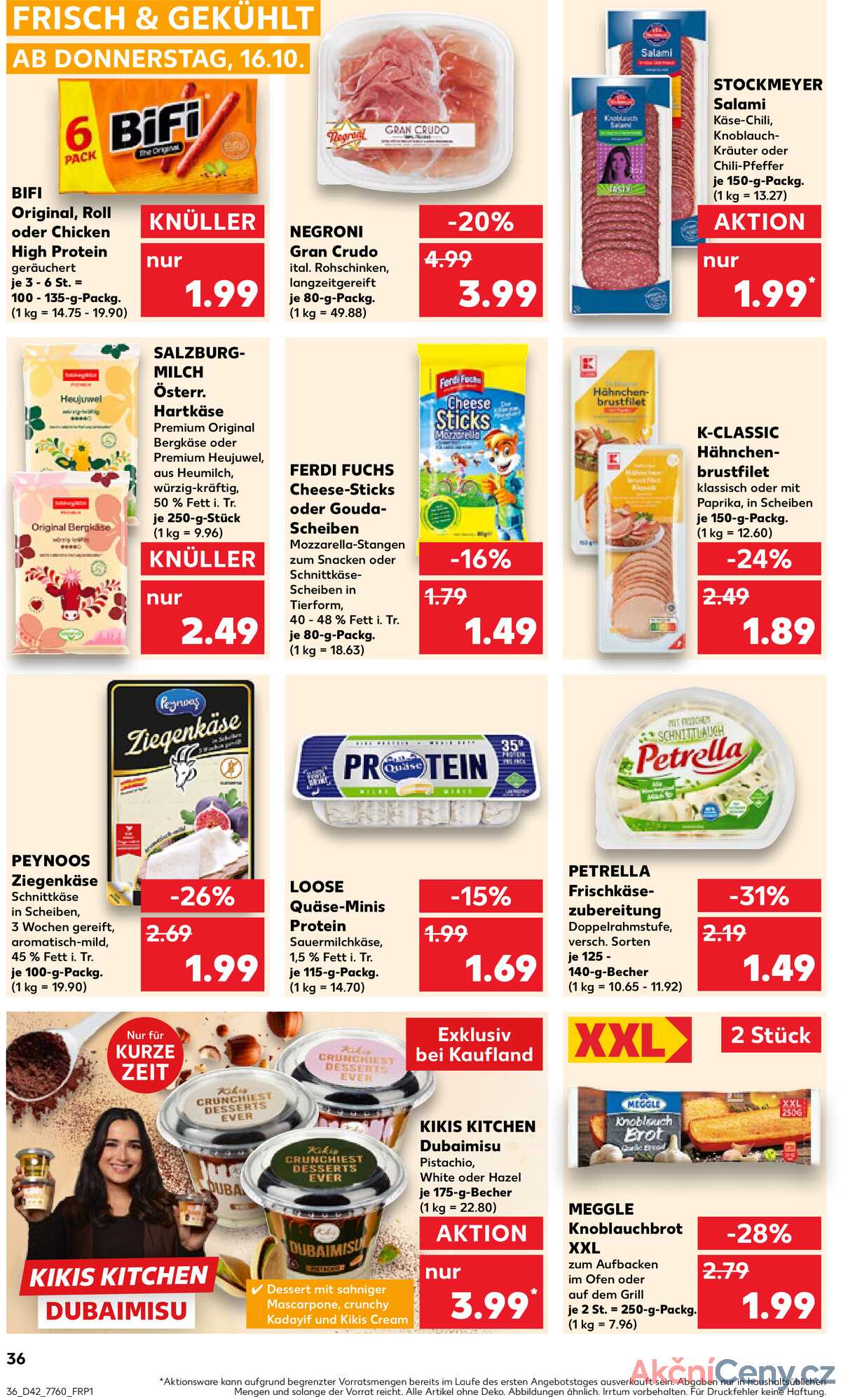 Leták Kaufland Německo 16.10.-22.10.2025 strana 36