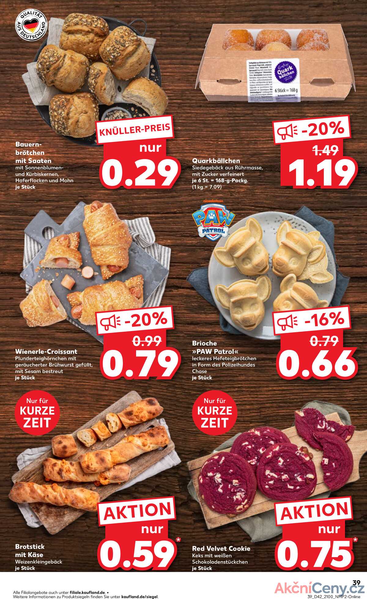 Leták Kaufland Německo 16.10.-22.10.2025 strana 39