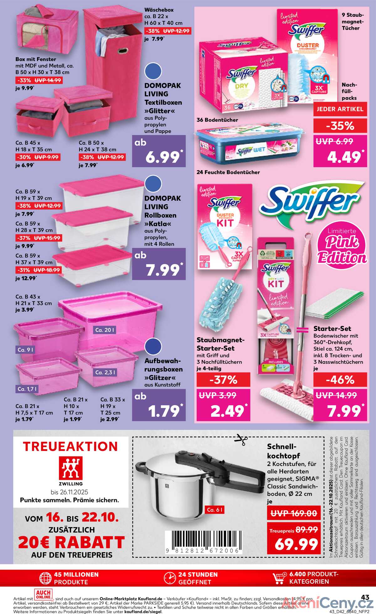 Leták Kaufland Německo 16.10.-22.10.2025 strana 43