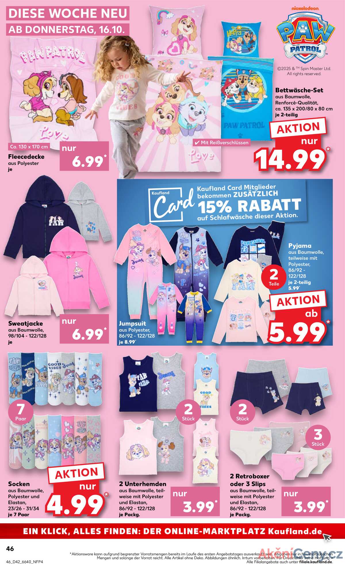Leták Kaufland Německo 16.10.-22.10.2025 strana 46