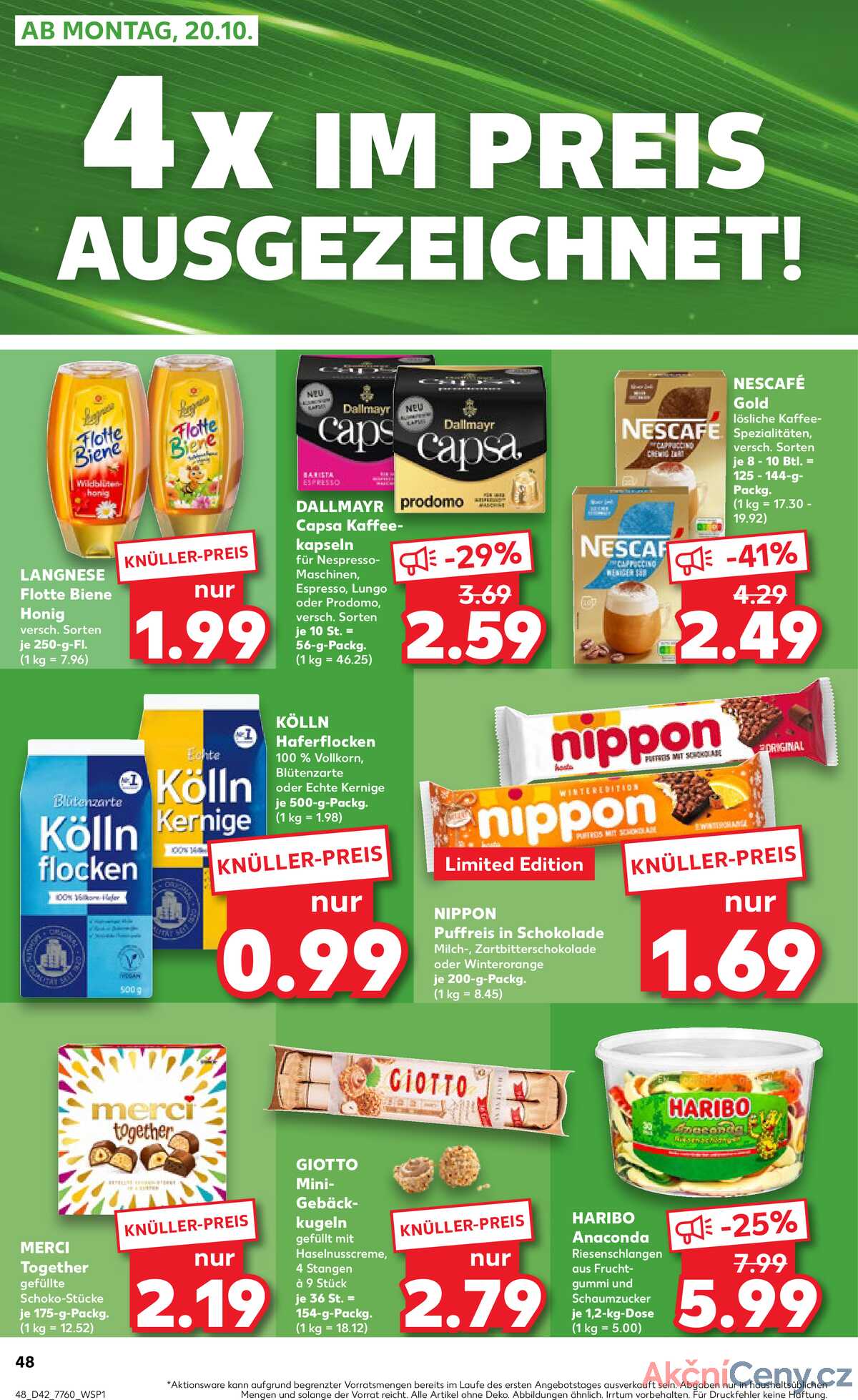 Leták Kaufland Německo 16.10.-22.10.2025 strana 48