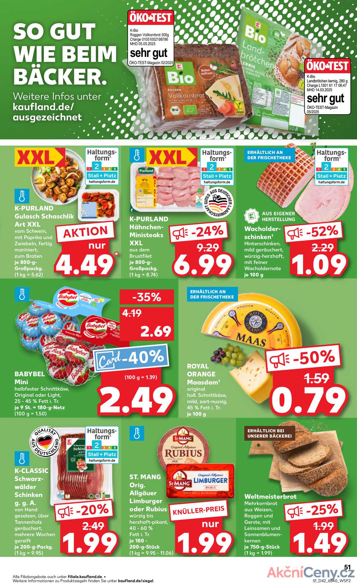 Leták Kaufland Německo 16.10.-22.10.2025 strana 51