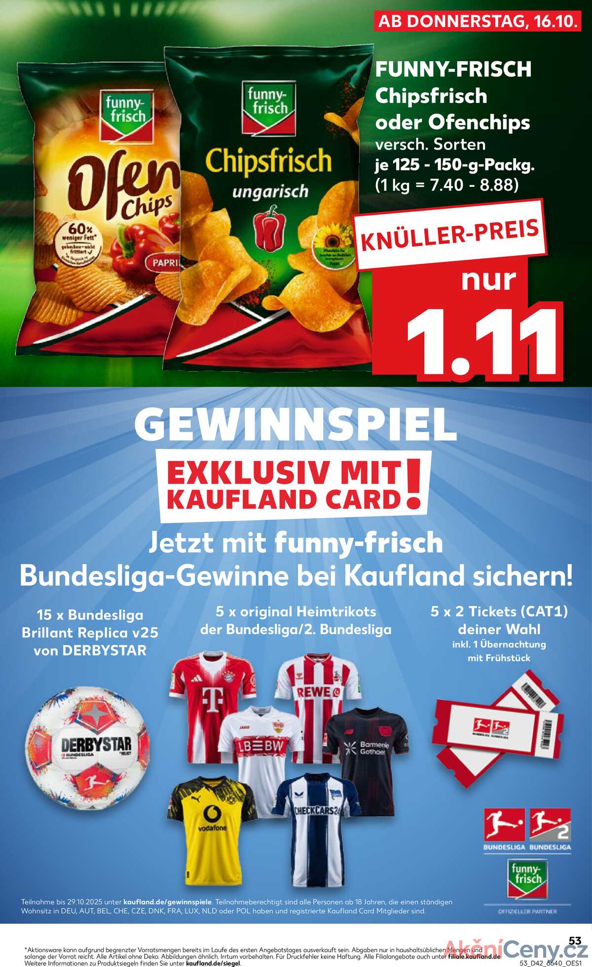 Leták Kaufland Německo 16.10.-22.10.2025 strana 53
