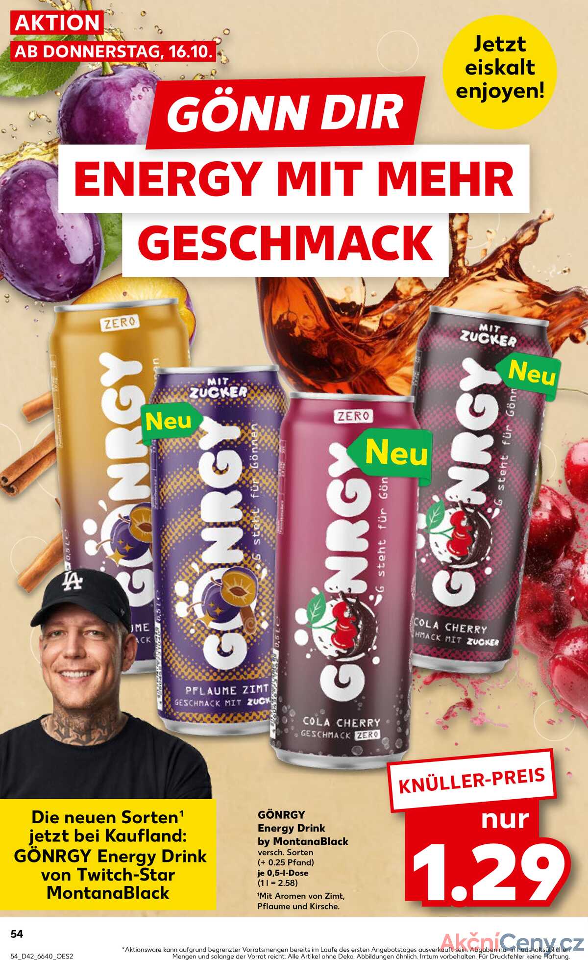 Leták Kaufland Německo 16.10.-22.10.2025 strana 54
