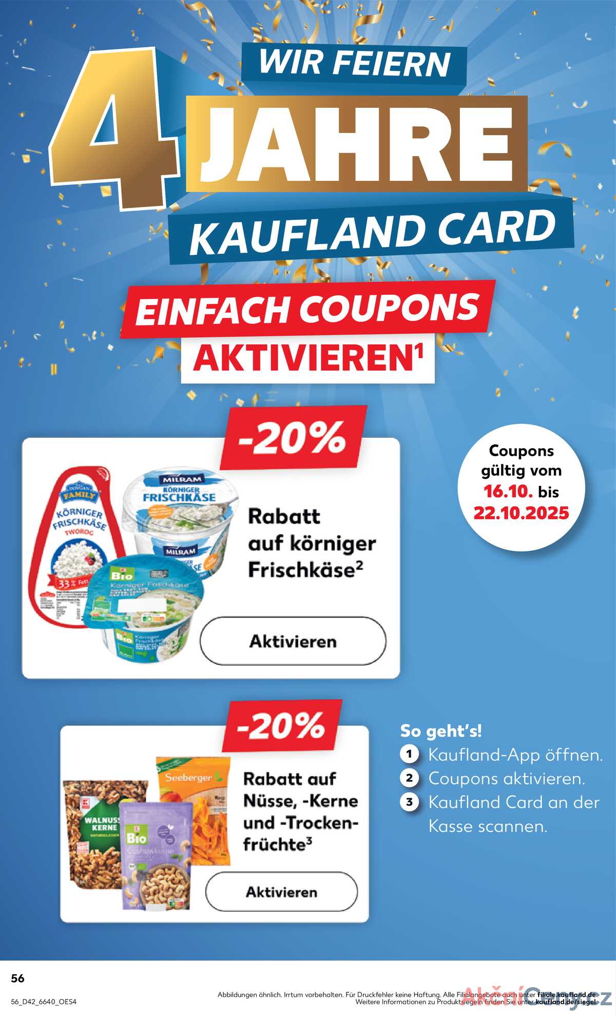 Leták Kaufland Německo 16.10.-22.10.2025 strana 56