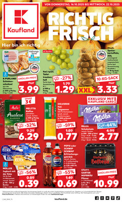 Leták Kaufland Německo 16.10.-22.10.2025