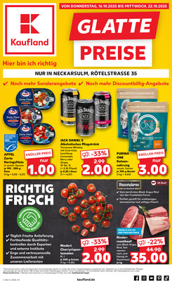 Leták Kaufland Německo 16.10.-22.10.2025
