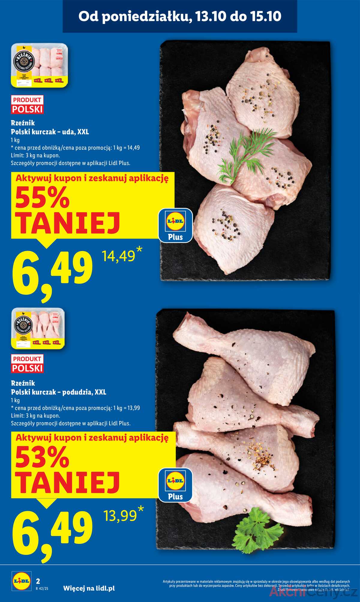 Leták Lidl Polsko 13.10.-15.10.2025 strana 2