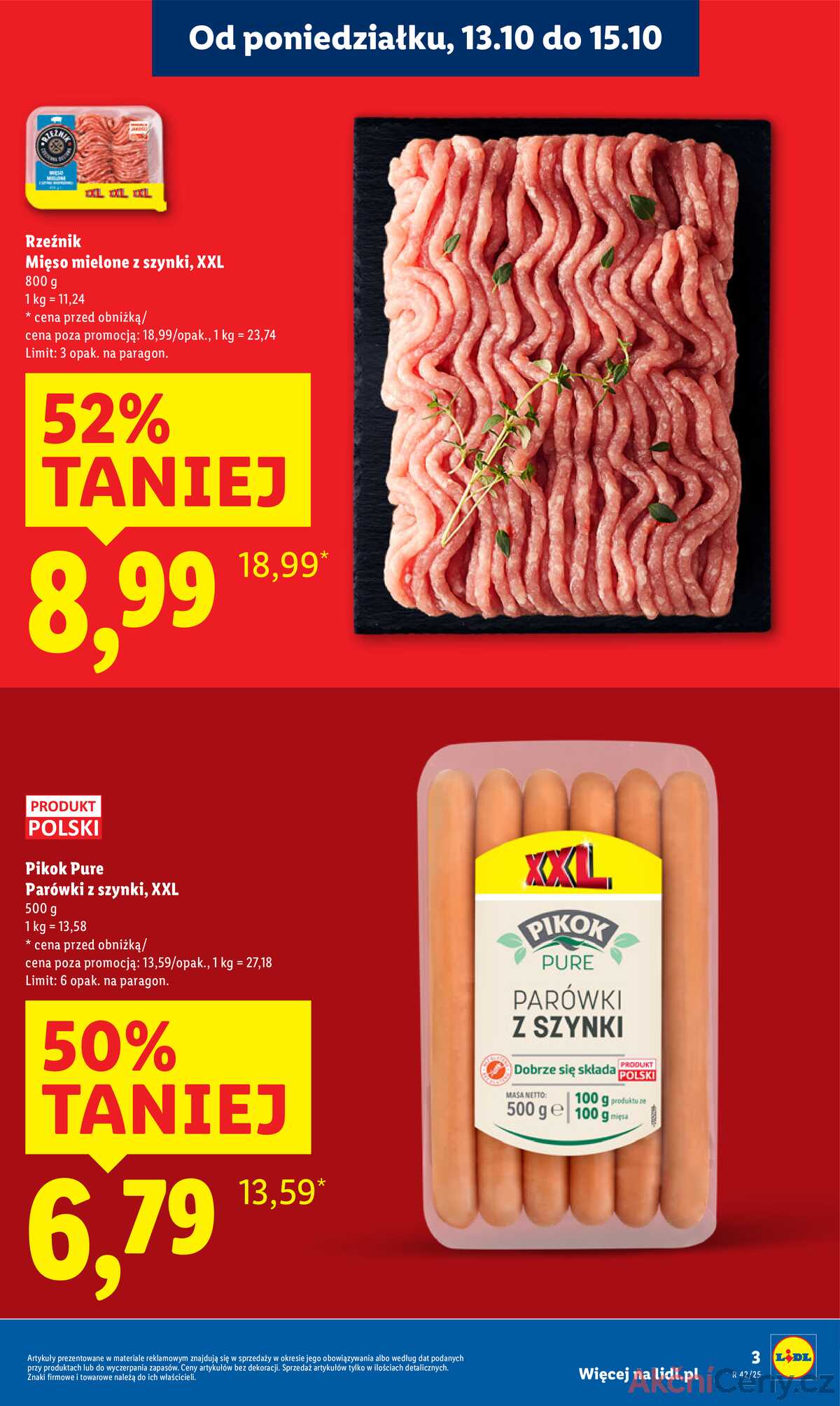 Leták Lidl Polsko 13.10.-15.10.2025 strana 3