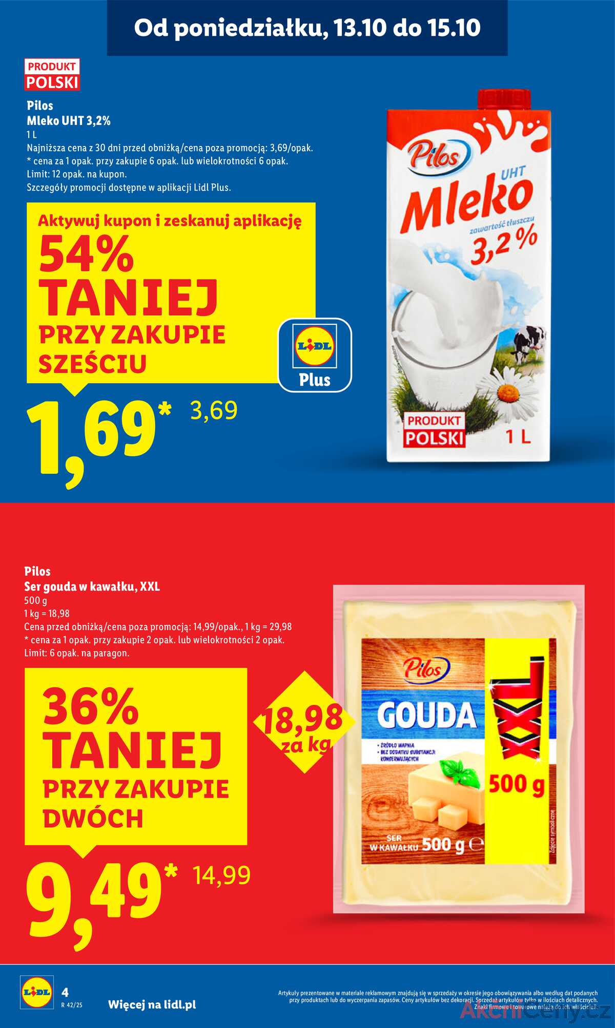 Leták Lidl Polsko 13.10.-15.10.2025 strana 4