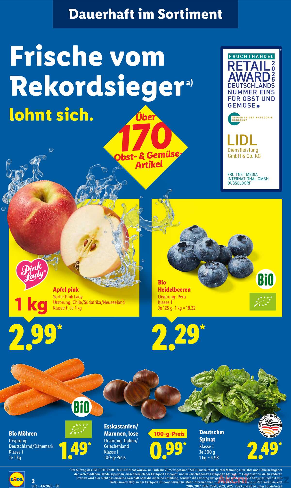 Leták Lidl Německo 20.10.-25.10.2025 strana 2