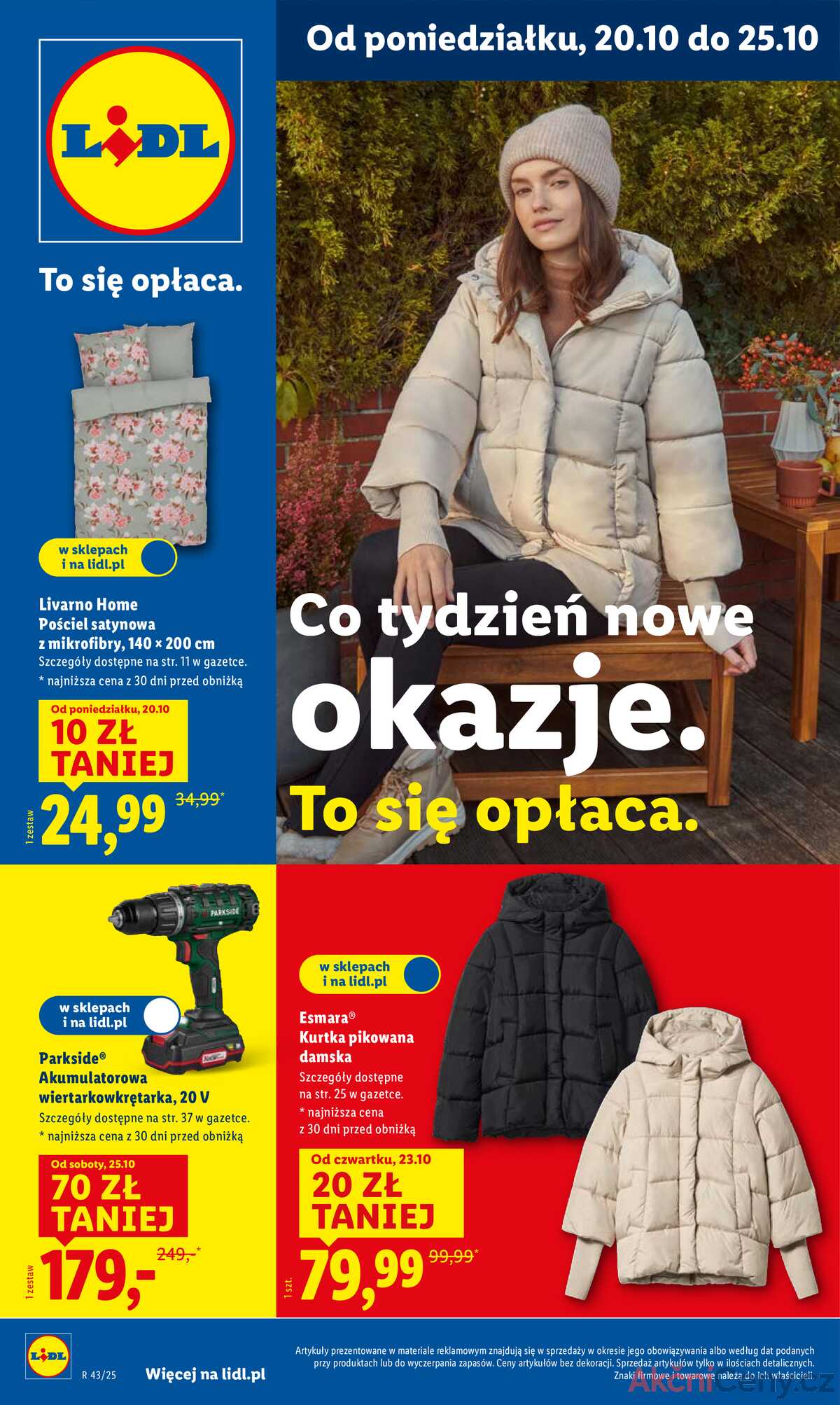 Katalog Lidl Polsko 20.10.-25.10.2025 strana 1