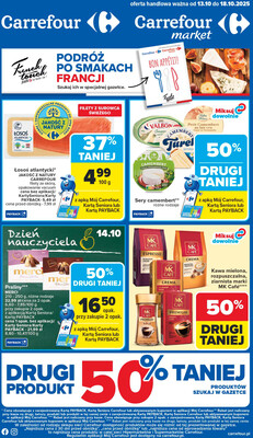 Leták Carrefour Polsko 13.10.-18.10.2025 - Trh od pondělí!