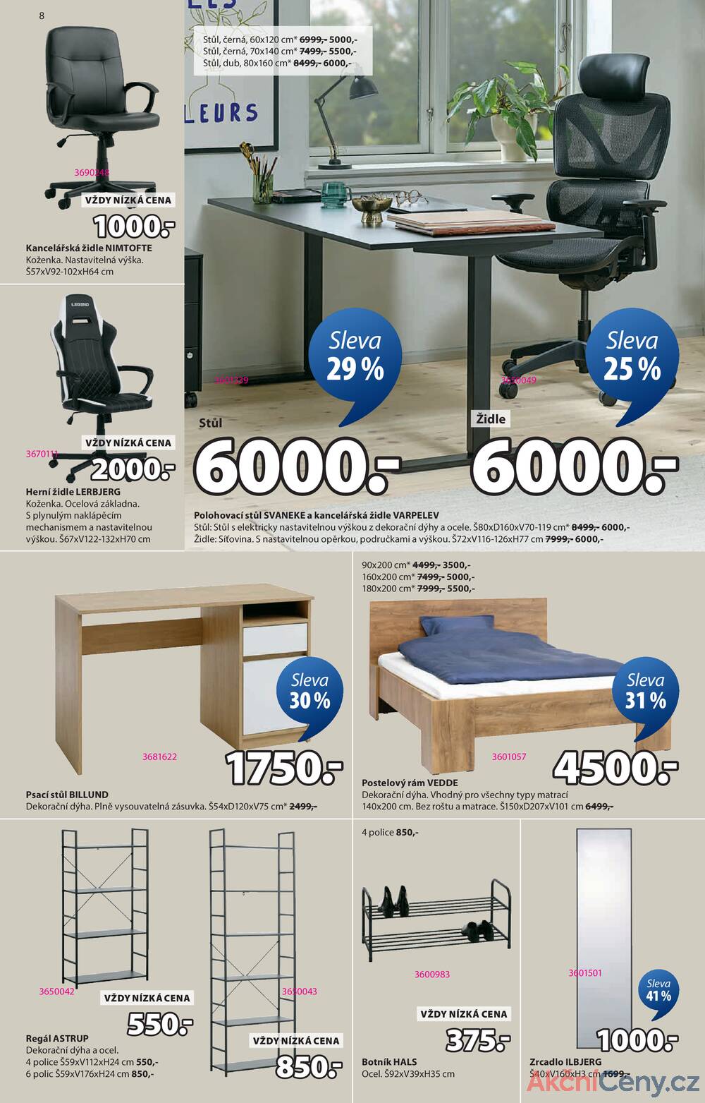 Leták Jysk
platný do 23.11.2025 - strana 8