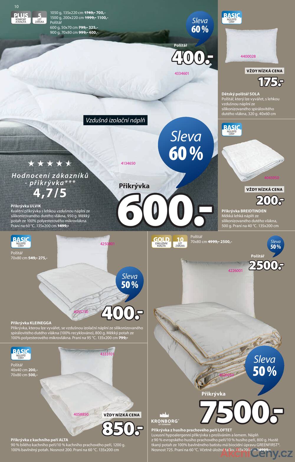 Leták Jysk
platný do 23.11.2025 - strana 10