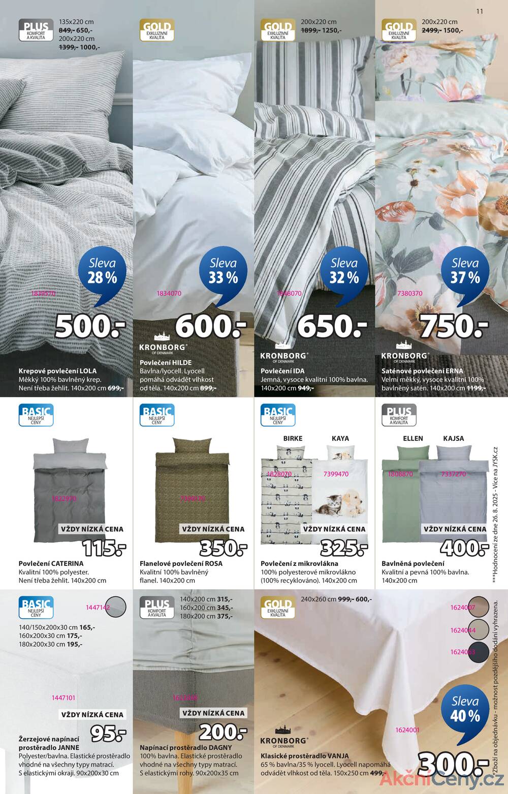 Leták Jysk
platný do 23.11.2025 - strana 11