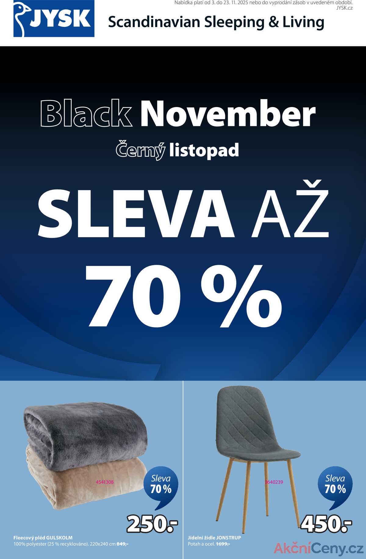 Jysk od 3.11. do 23.11.2025 strana 1