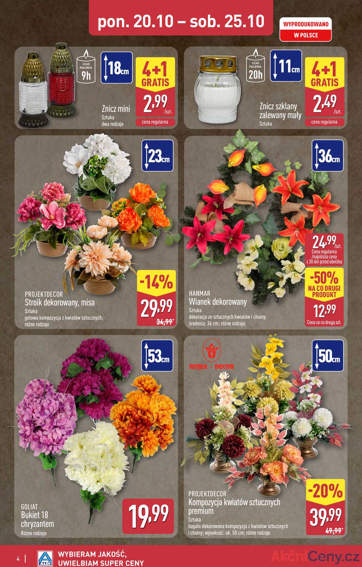 Leták Aldi Polsko 22.10.-28.10.2025 - Průmyslové výrobky a textil strana 4