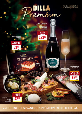 Billa Premium od 22.10. do 31.12.2025