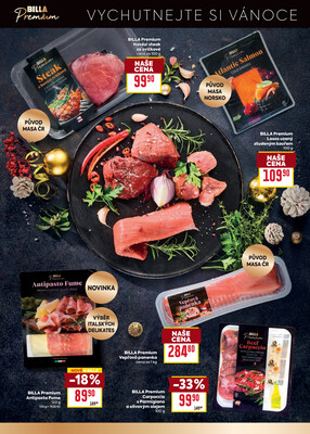Billa Premium od 22.10. do 31.12.2025